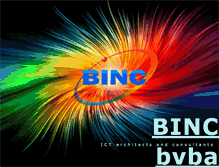 Tablet Screenshot of binc.be